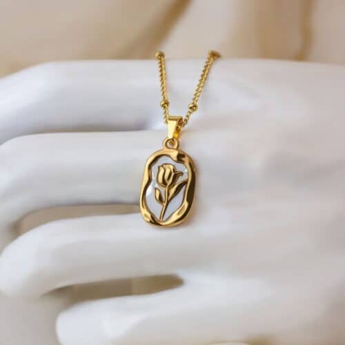 Luxe Rose Necklace