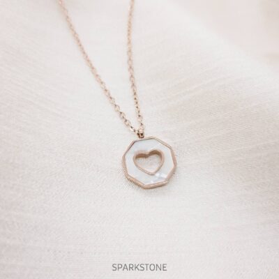 Hexagonal Love Pendant - Image 4