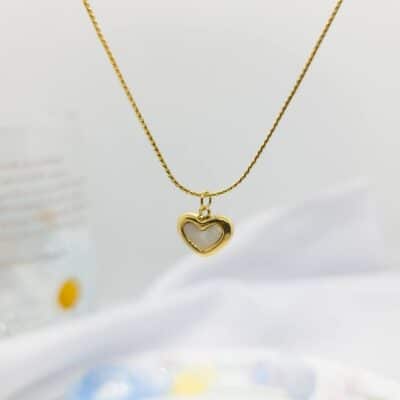 LITTLE HEART PENDANT (GOLDEN) - Image 3
