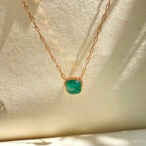 Emerald Link Necklace