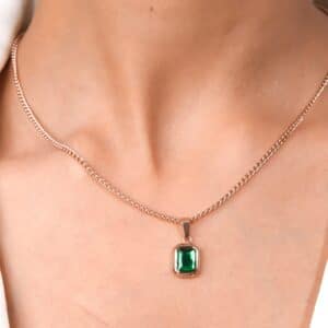 Cubid Emerald Necklace