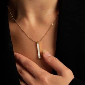 Vertical Bar Necklace