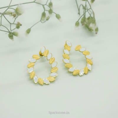 GOLDEN LEAF EARRINGS | 18K GOLD PLATED