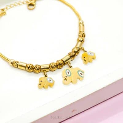 CUTE ELEPHANT BRACELET | CHAIN BRACELET