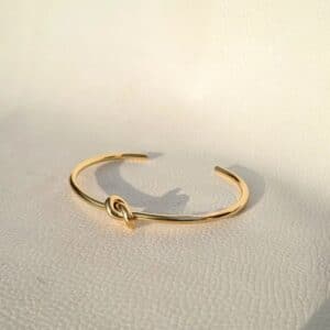 Knot Cuff Bracelet - Rose Gold | Minimalist Anti-Tarnish Bracelet