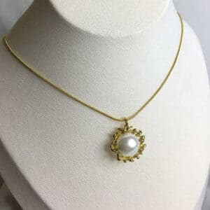 Pearl necklace for women - 18K gold plated