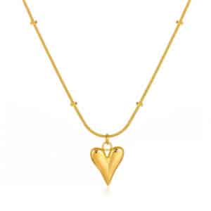 Pretty Love Pendant - 18k Gold Plated
