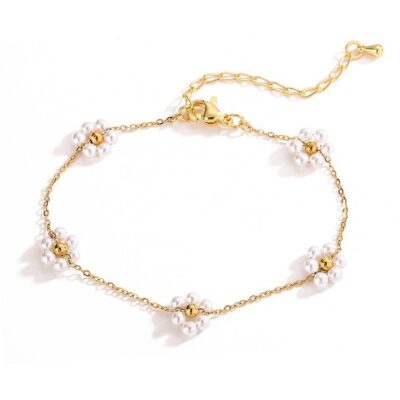 Daisy Pearls Bracelet - Image 4