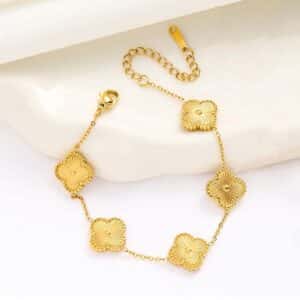 Western Golden Clover Bracelet - for Women